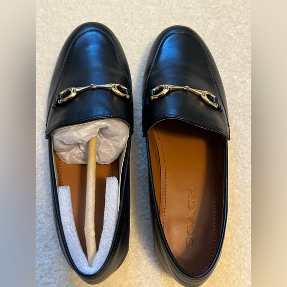 Coach Haley Leather Loafer Black 7.5B - Picture 15 of 15